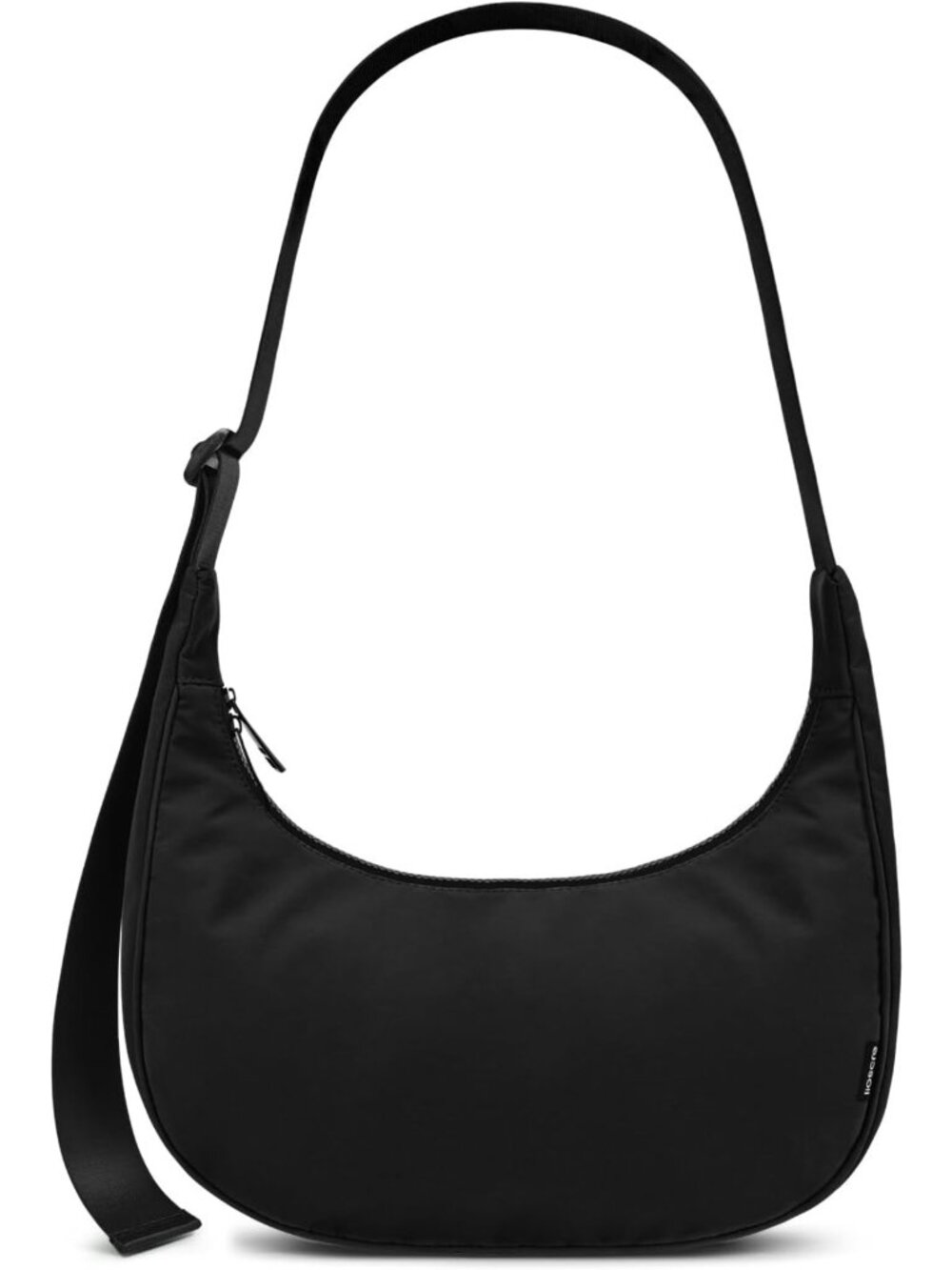 Stylish Medium Nylon Crossbody Bag for Women & Men, 2 Zippers, Adjustable Strap - Picture 1 of 7